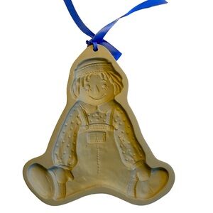 Brown Bag Cookie Art Mold Raggedy Andy Hill Design Inc Vintage 1986 6” Tall